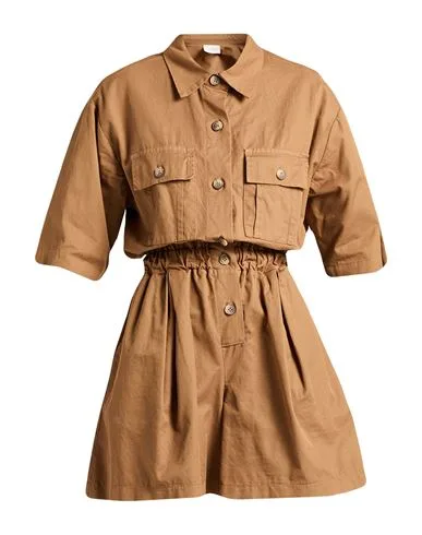 Playsuit - Cotton, Linen, Elastane