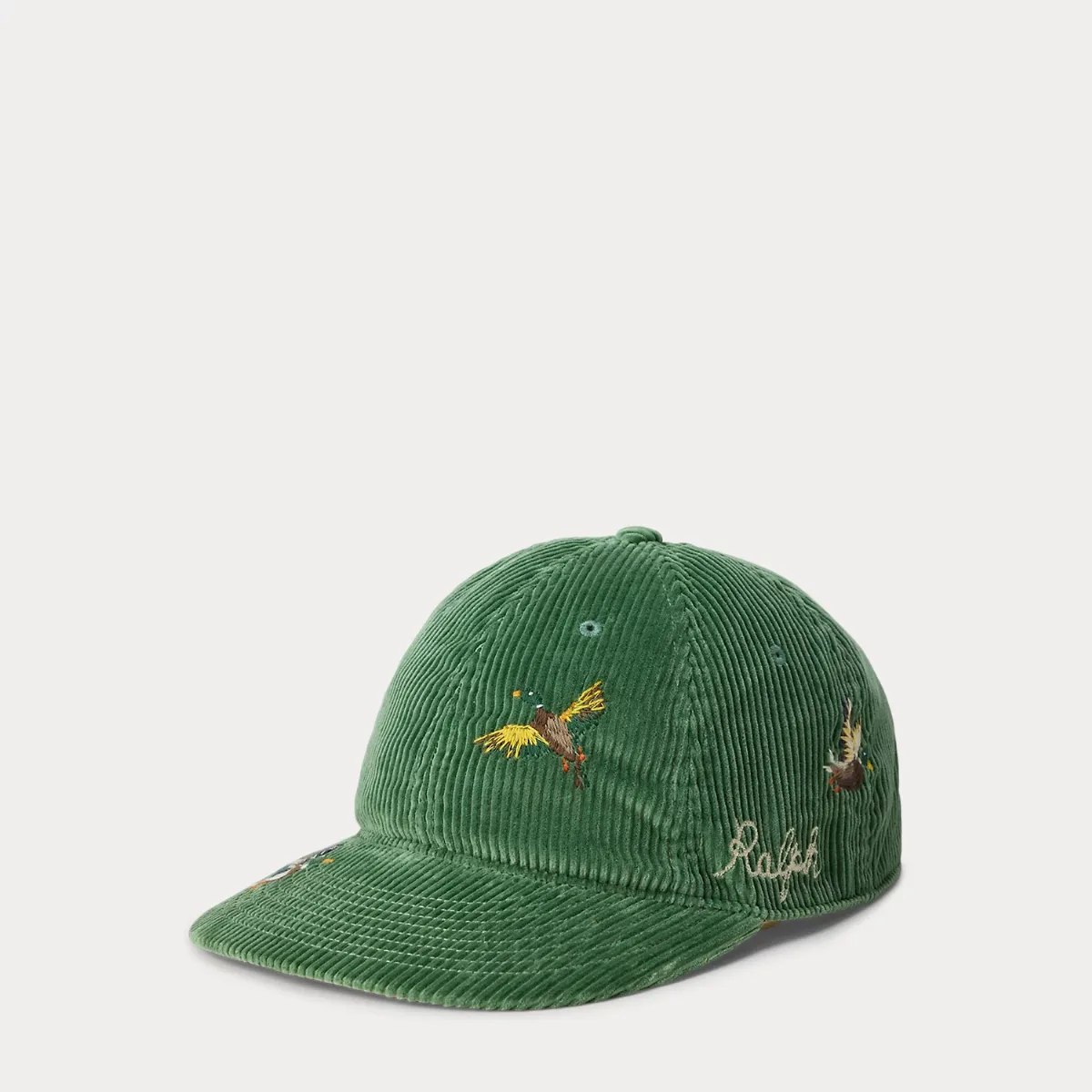 Duck-Embroidered Corduroy Ball Cap by Polo Ralph Lauren
