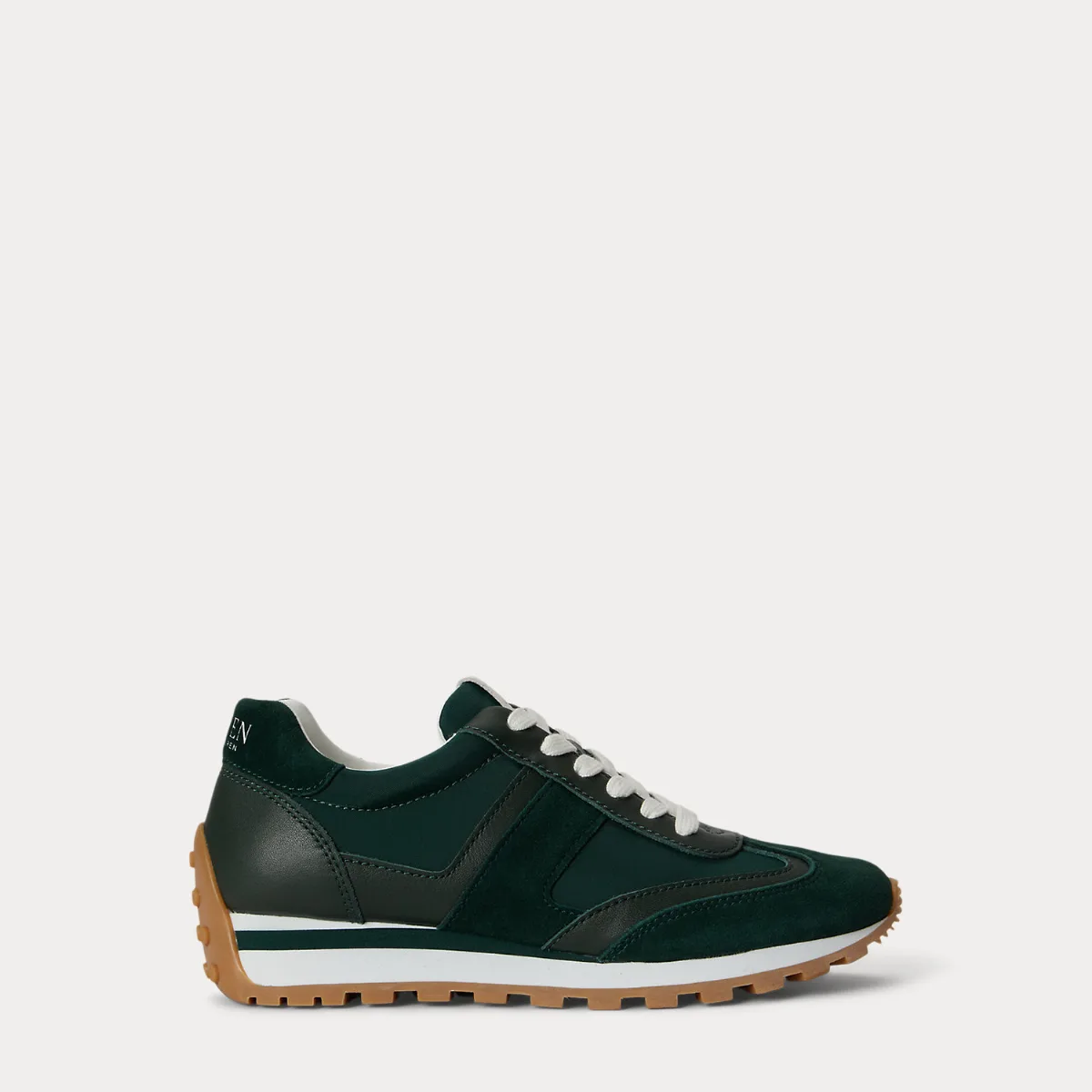 Dani Colour-Blocked Leather Trainers by Lauren Ralph Lauren