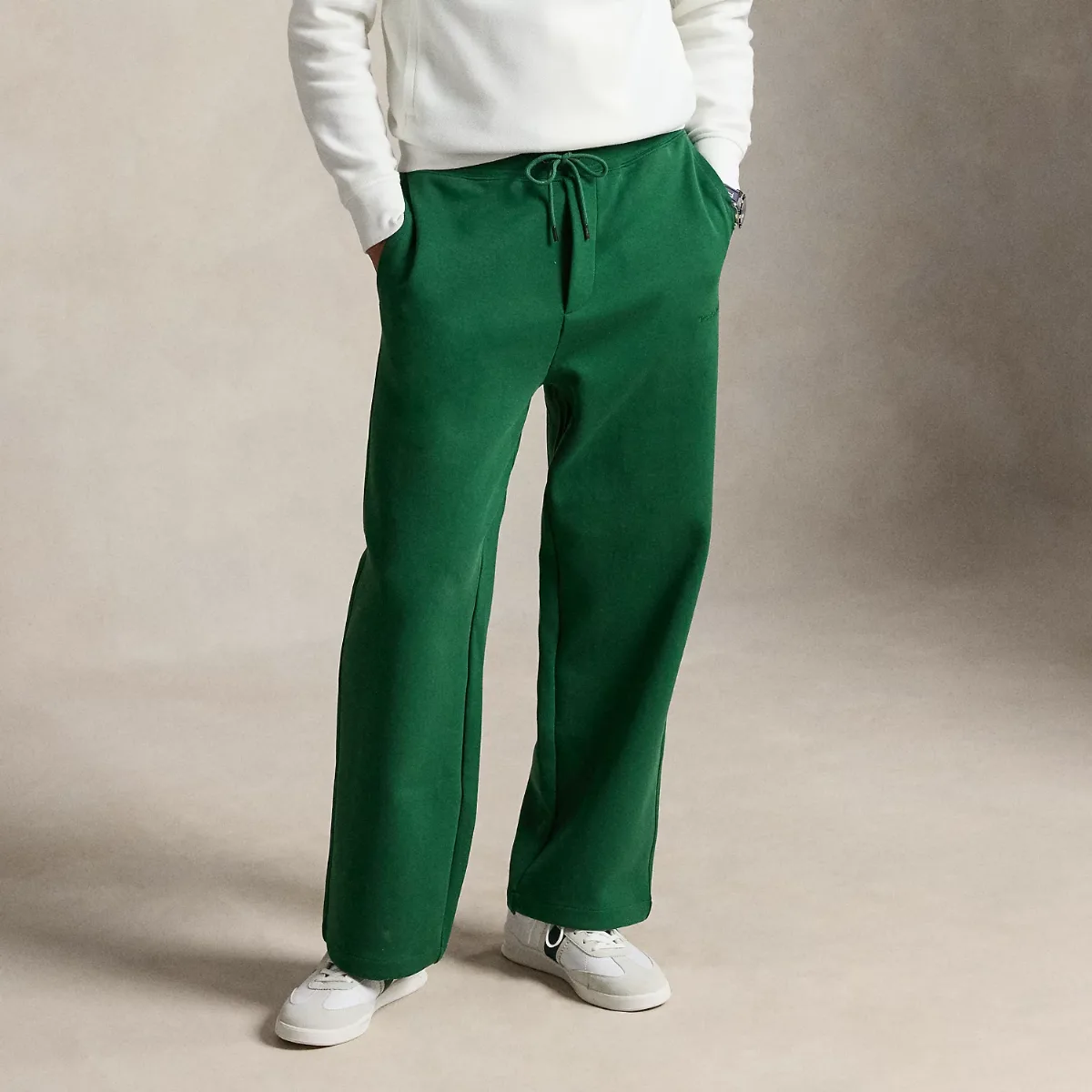 Relaxed Fit Double-Knit Tracksuit Bottom by Polo Ralph Lauren