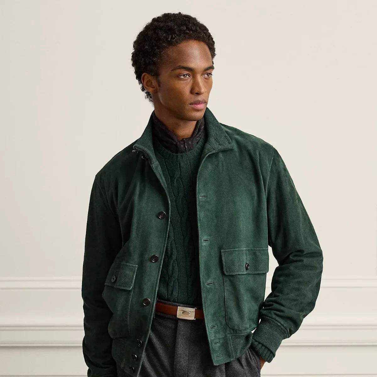 Suede Jacket by Ralph Lauren Purple Label