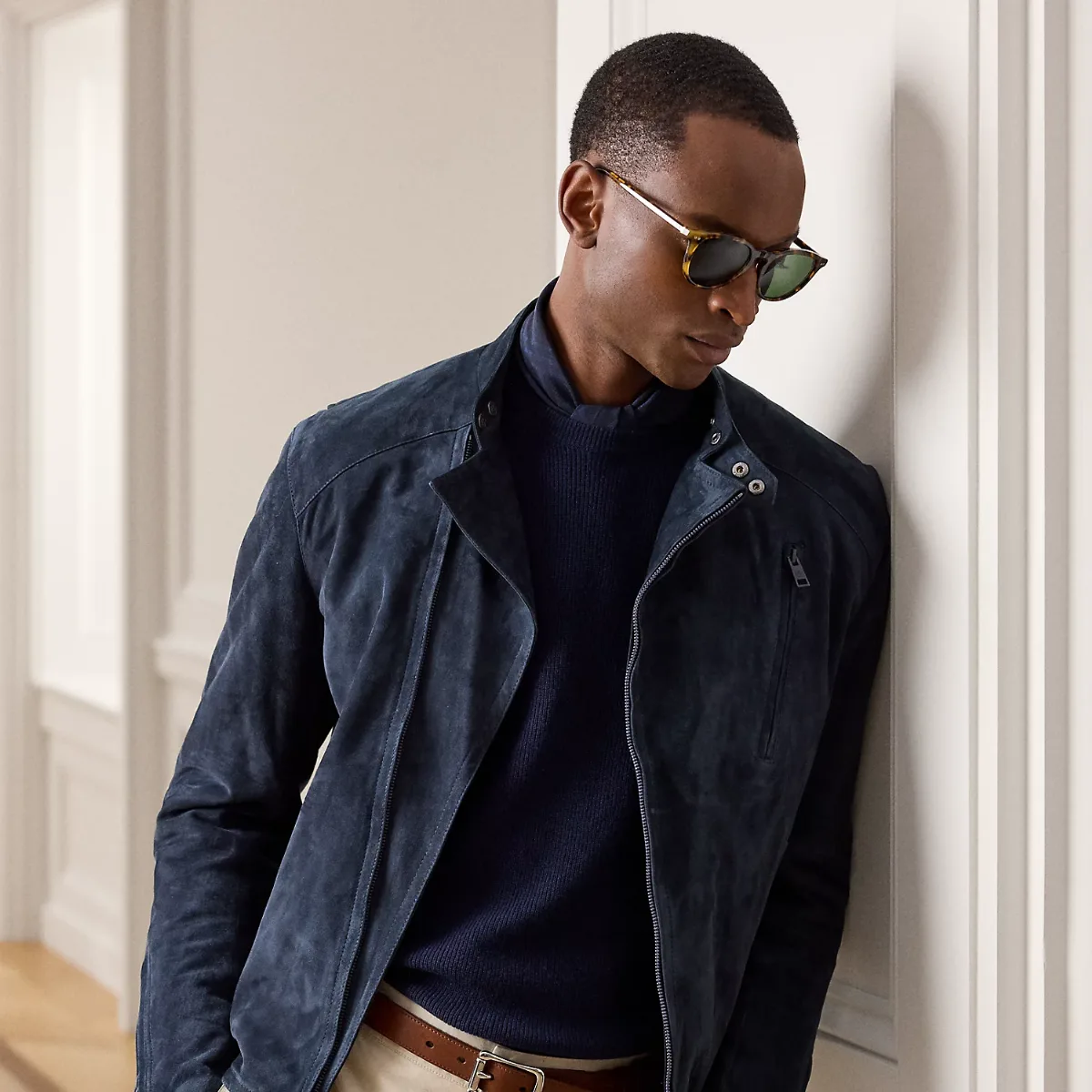 Suede Moto Jacket by Ralph Lauren Purple Label