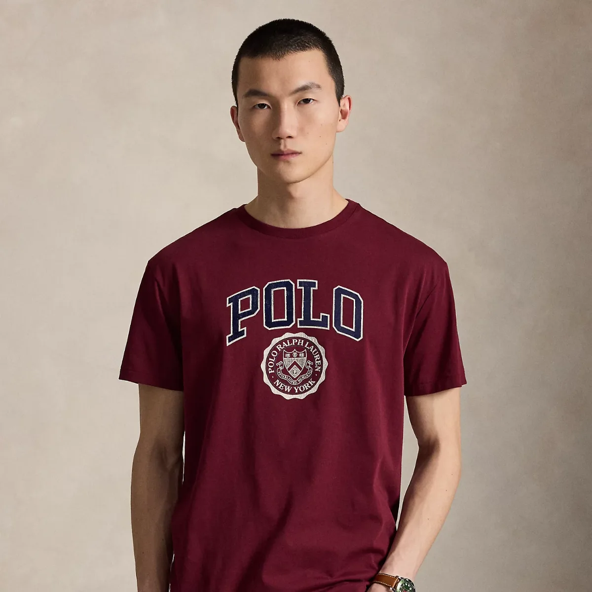 Custom Slim Fit Logo T-Shirt by Polo Ralph Lauren
