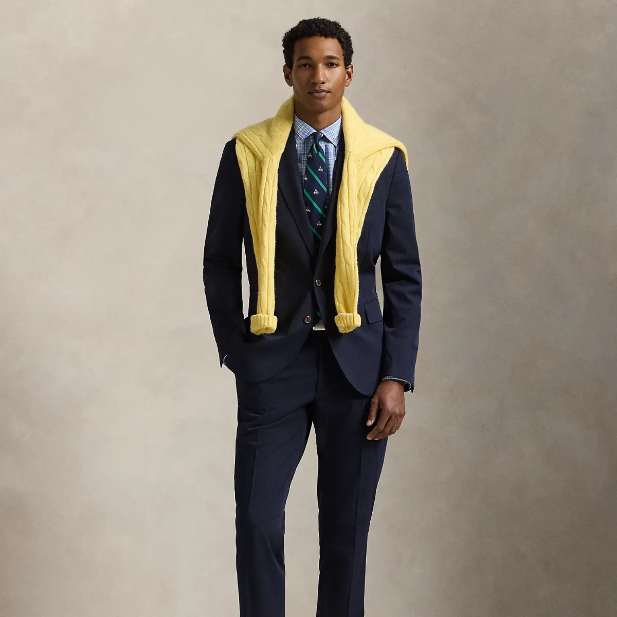 Performance Stretch Twill Suit Trouser by Polo Ralph Lauren