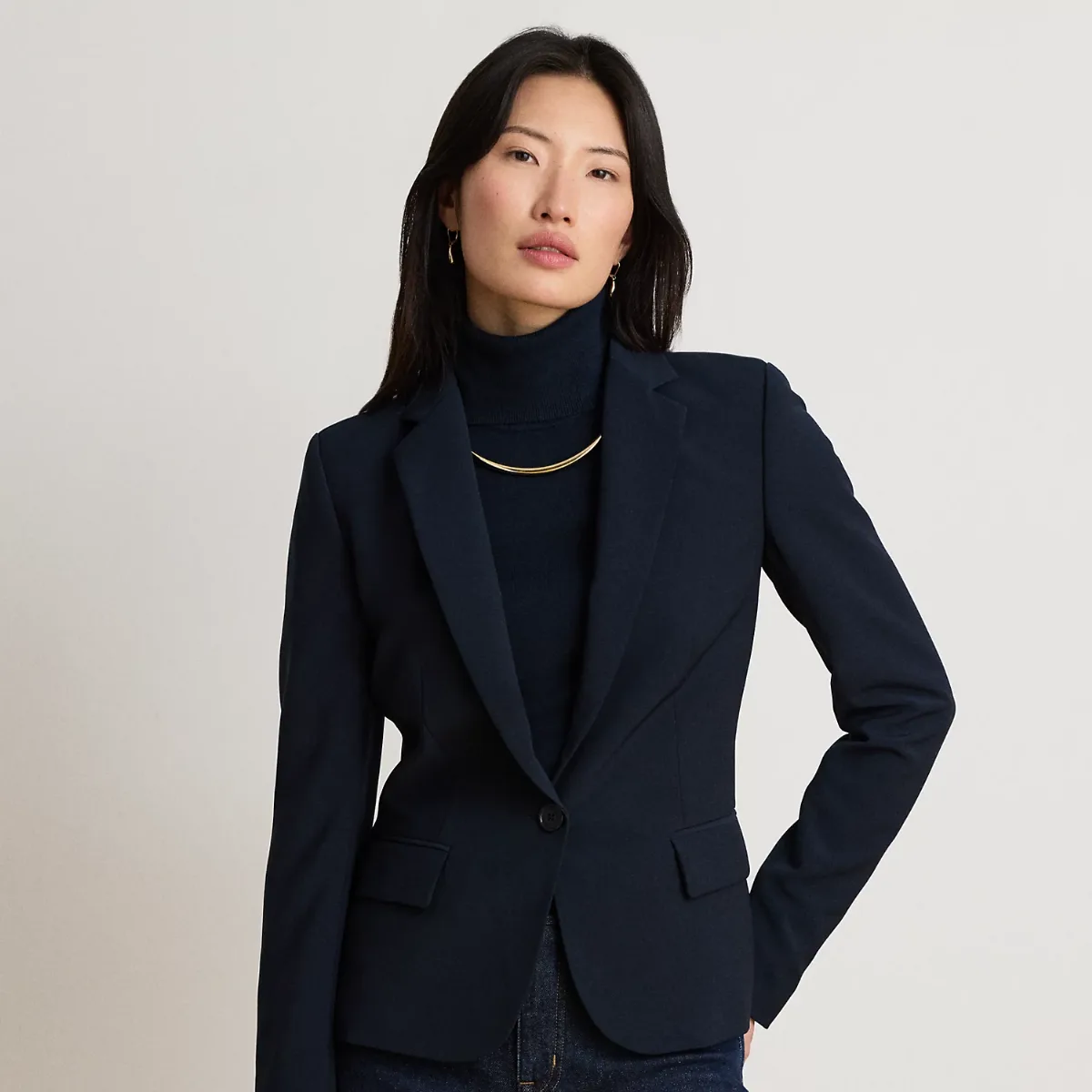 Stretch Crepe Blazer by Lauren Ralph Lauren