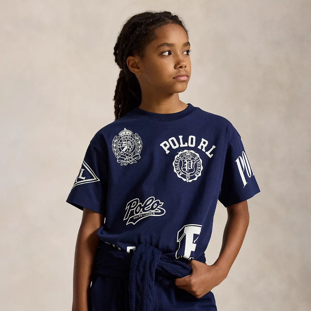 Big Fit Cotton Graphic Tee by Ralph Lauren