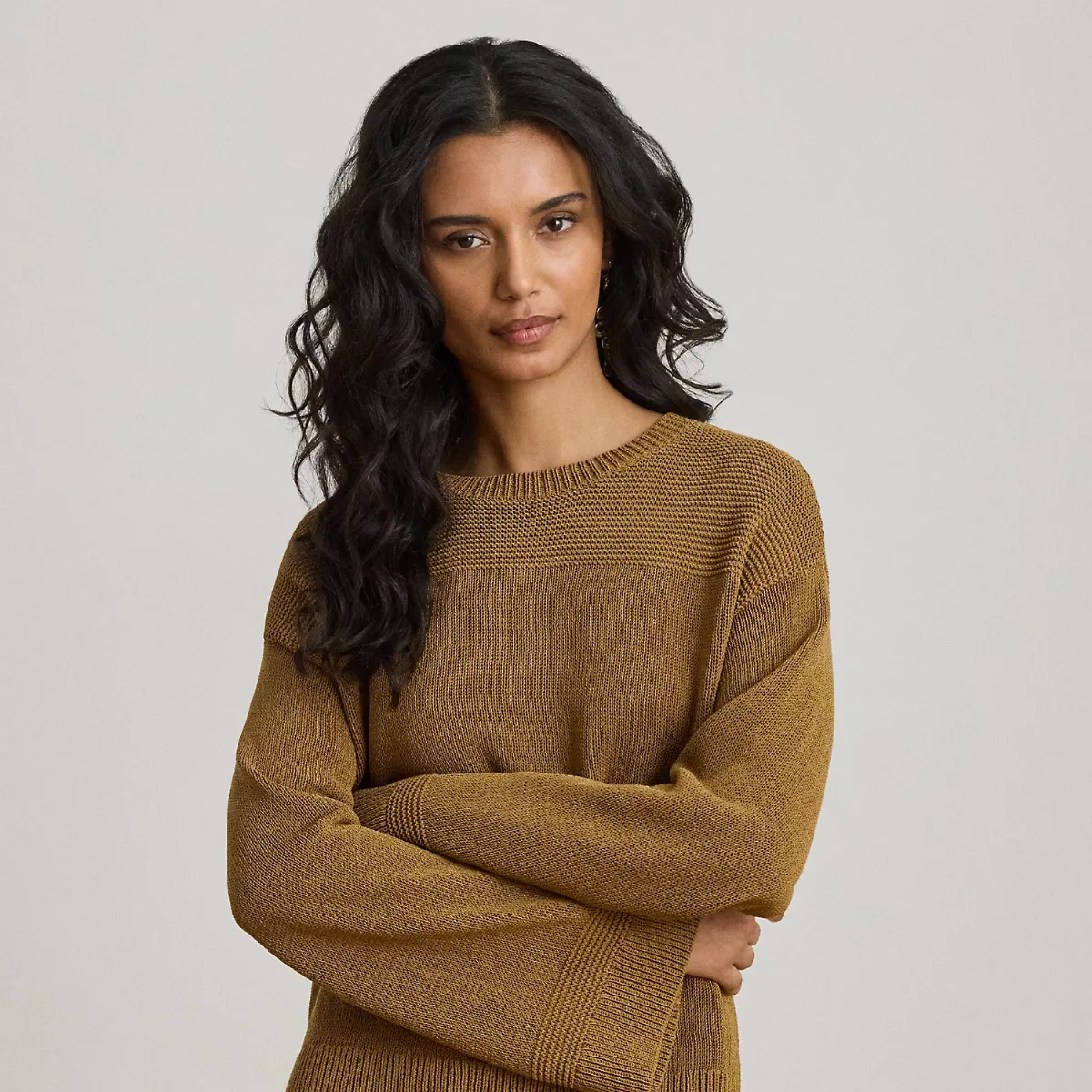 Cotton-Blend Crewneck Jumper