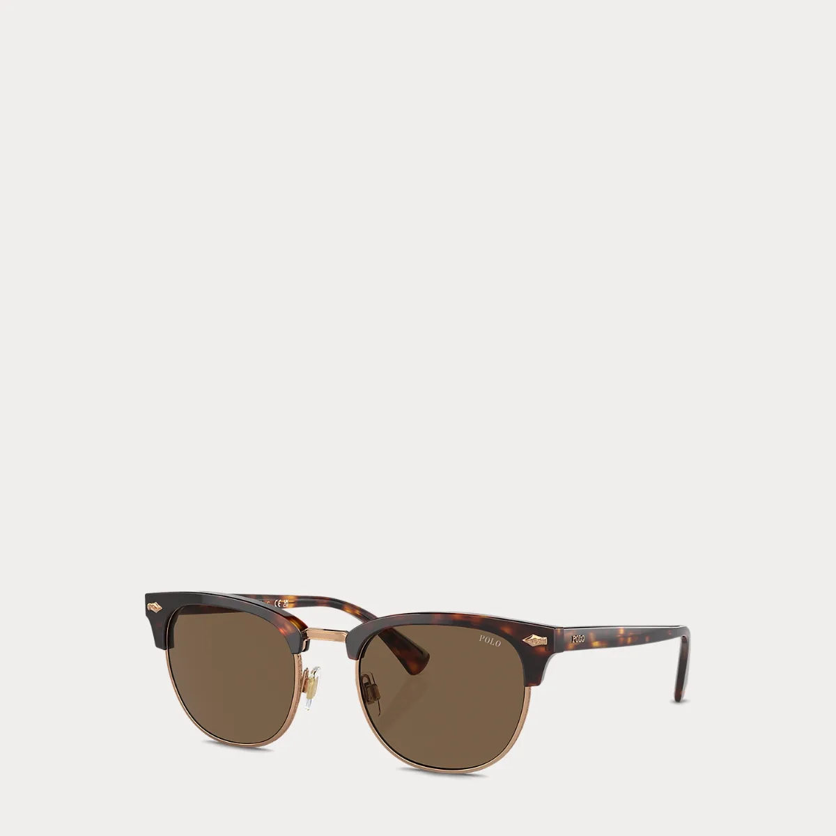Heritage Pen-Pin Round Sunglasses by Polo Ralph Lauren