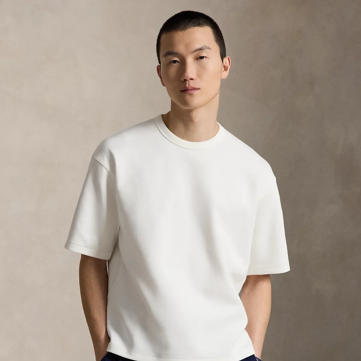 Relaxed Fit Double-Knit T-Shirt by Polo Ralph Lauren
