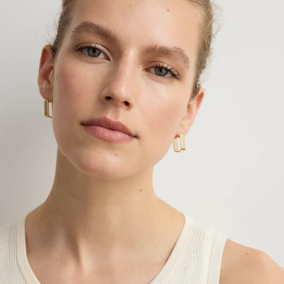 Gold-Plated Geometric Hoop Earrings by Lauren Ralph Lauren