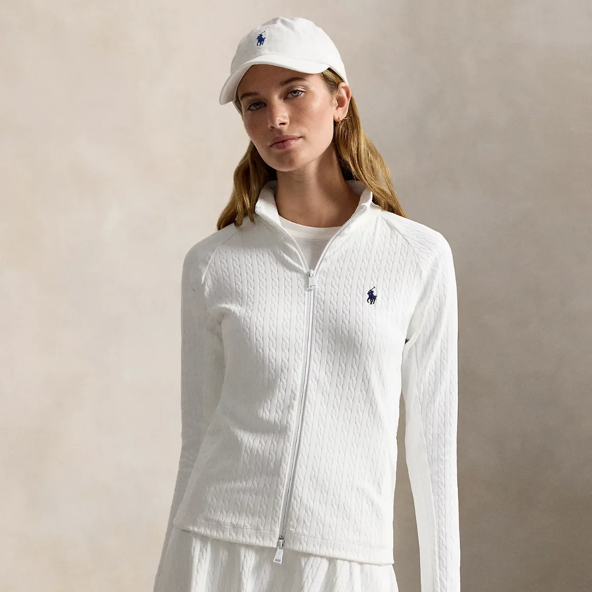Cable Stretch-Jacquard Zip Jacket by Ralph Lauren RLX