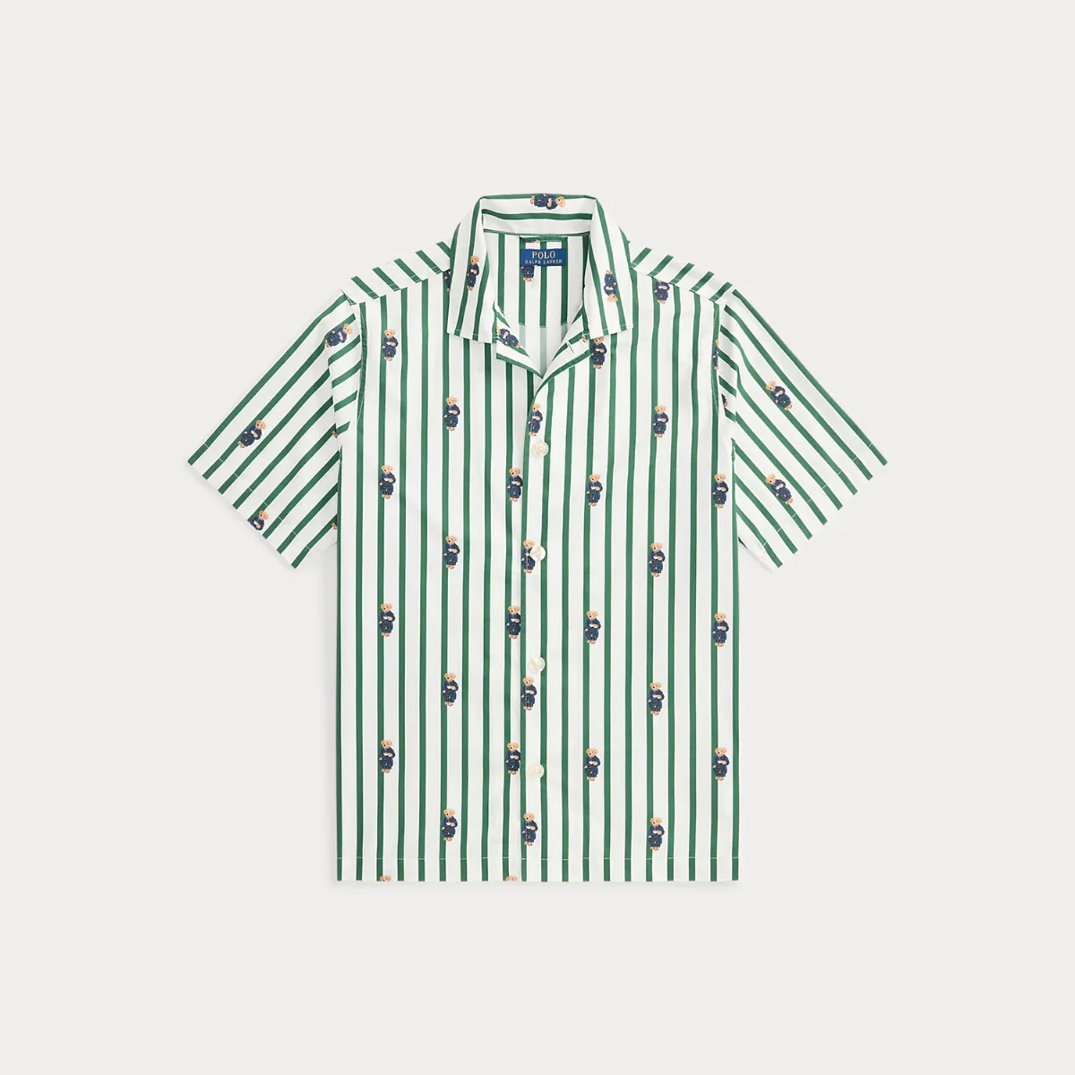 Striped Poplin Pyjama Shirt by Polo Ralph Lauren