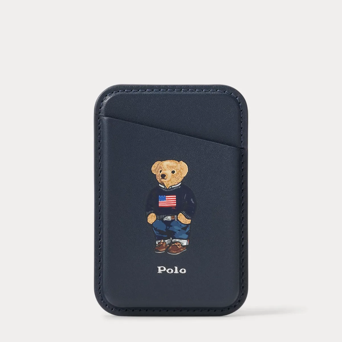 Polo Bear Leather Card Case with MagSafe by Polo Ralph Lauren