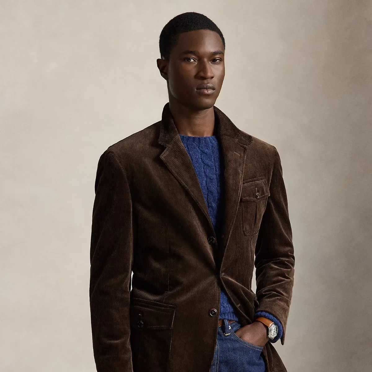 Polo Tailored Fit Corduroy Suit Jacket by Polo Ralph Lauren