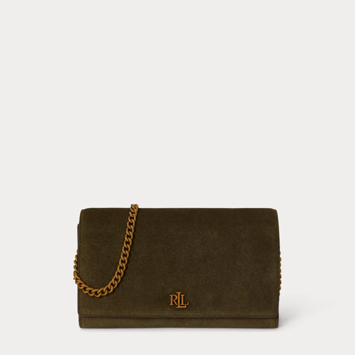 Suede Medium Adair II Crossbody by Lauren Ralph Lauren