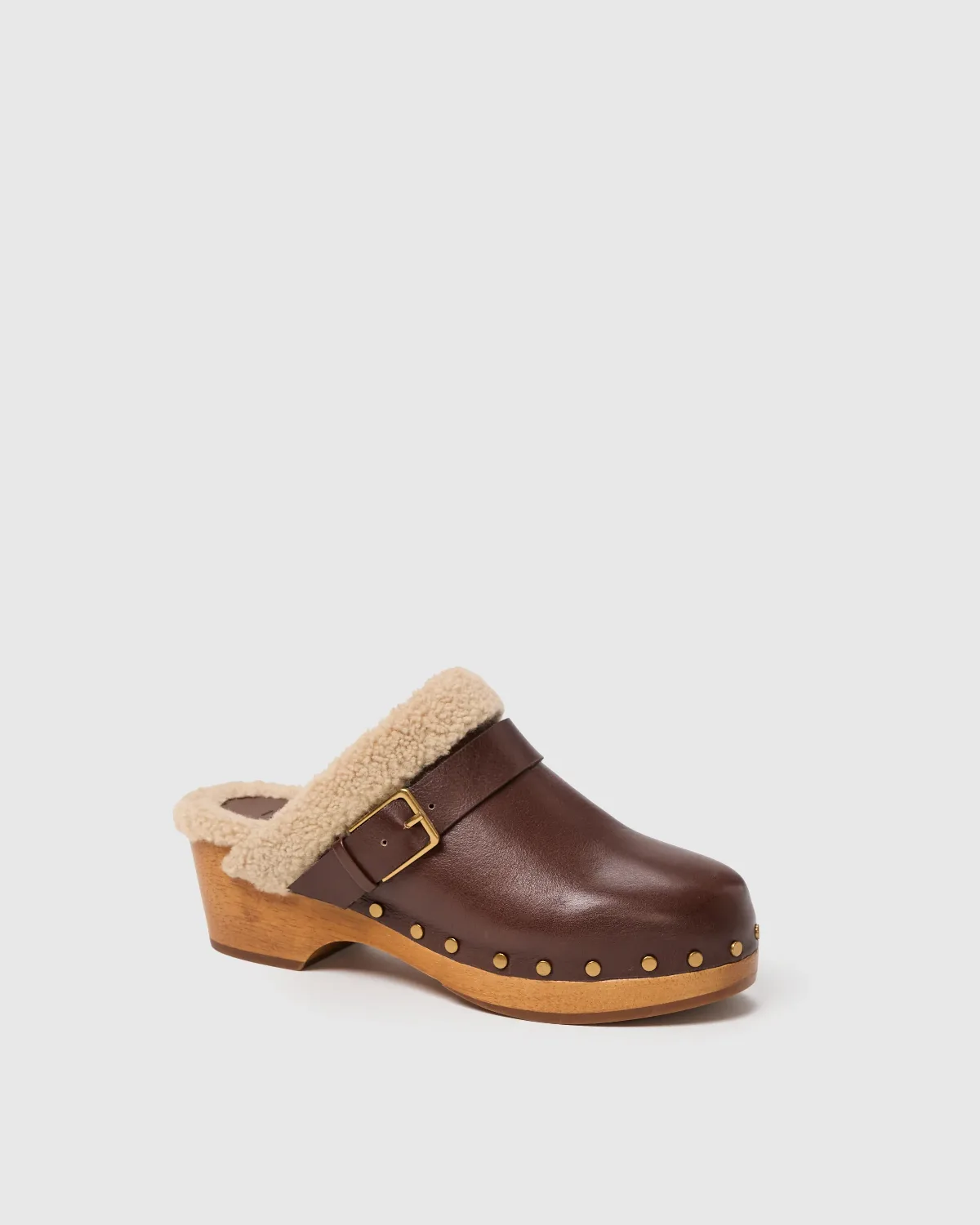 Helena Heeled Mule - Auburn Leather by PAIGE