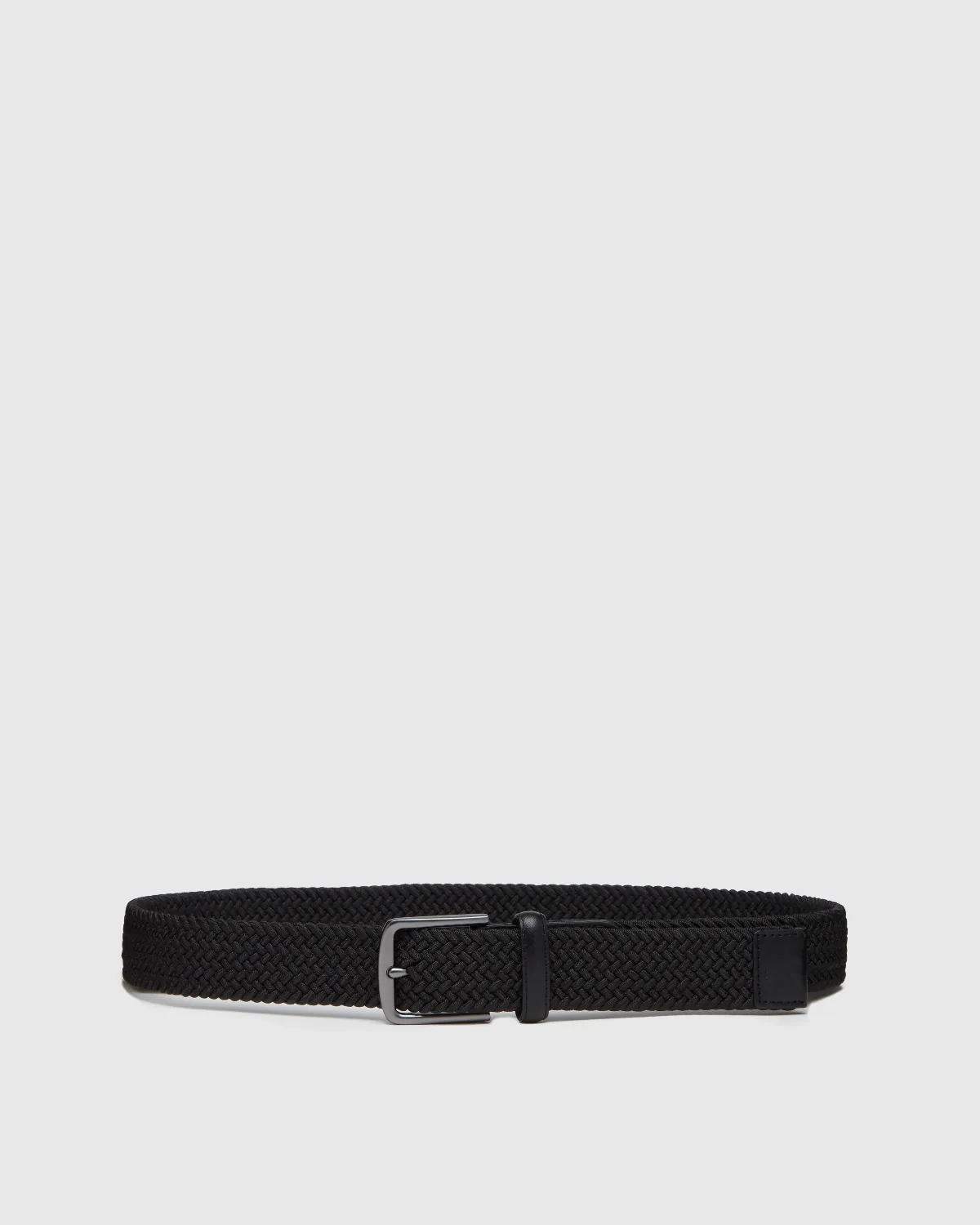 Royer Belt - Black Woven Elastic by PAIGE