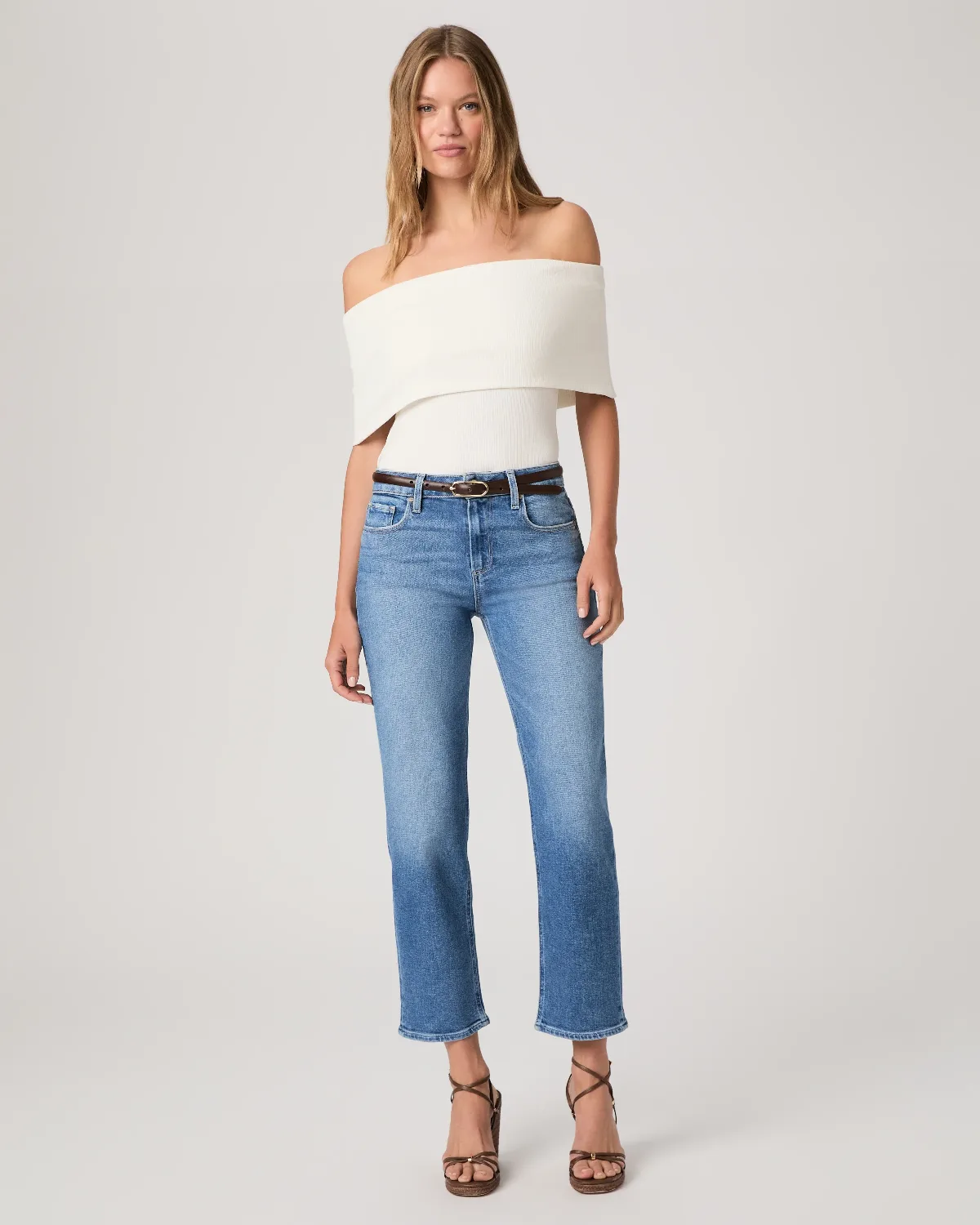 Mason Ankle Straight Jean - Eames Blue by PAIGE