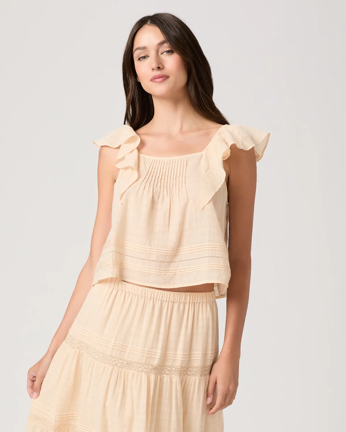 Oaks Top - Light Peach by PAIGE