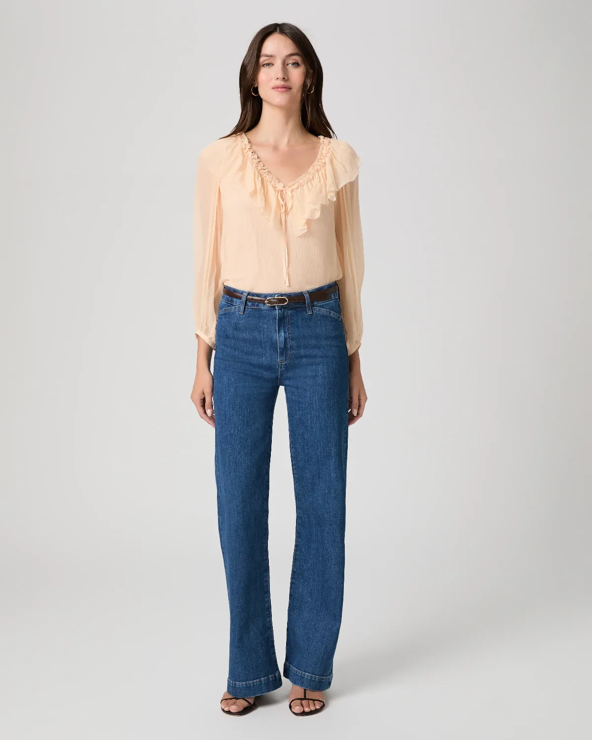 Leenah 32 Inch Wide Leg Jean - Glendora by PAIGE