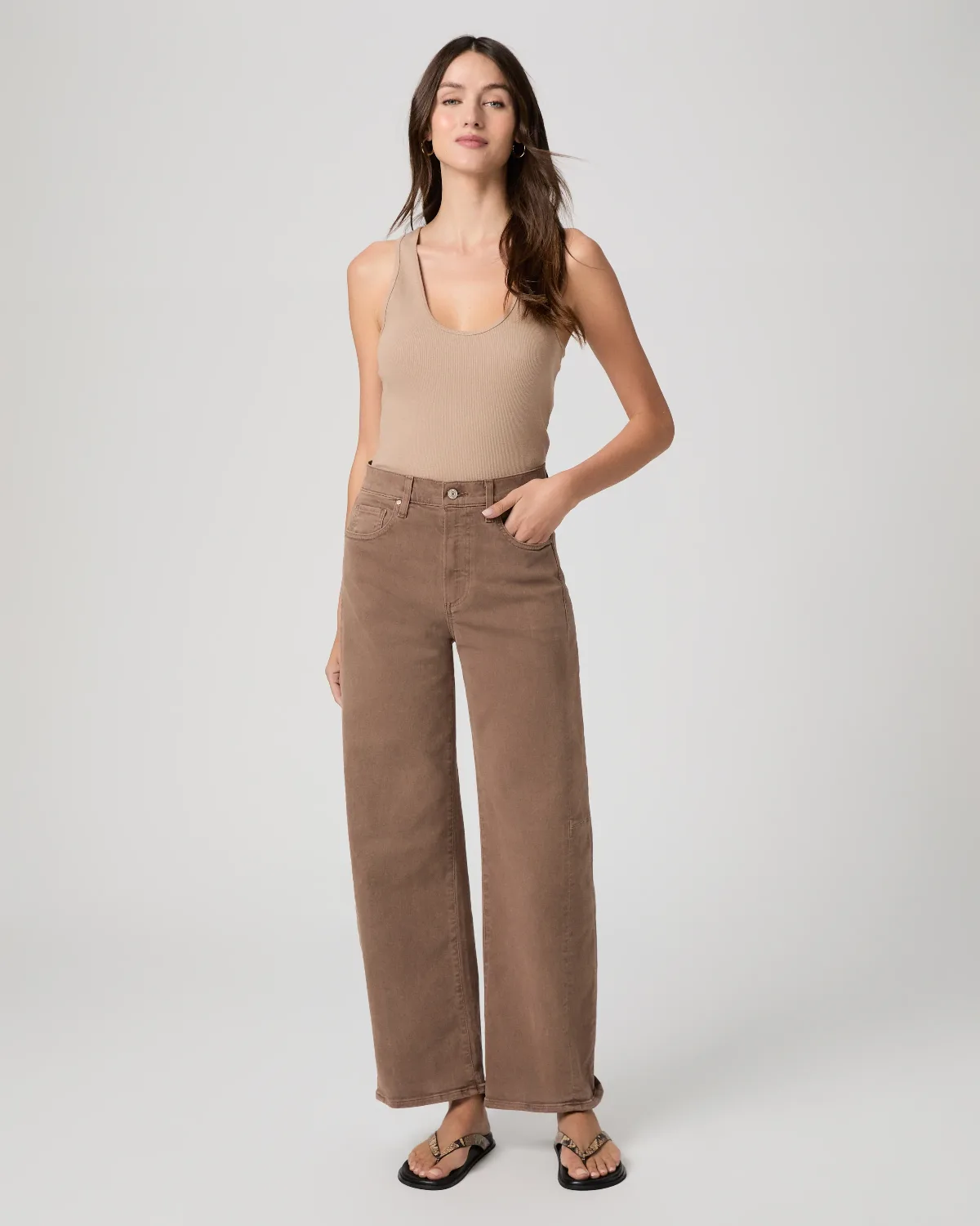 Arellia Skimmer Barrel Leg Jean by PAIGE