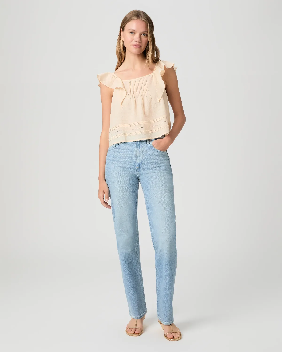 Stevie 31in Straight Jean by PAIGE