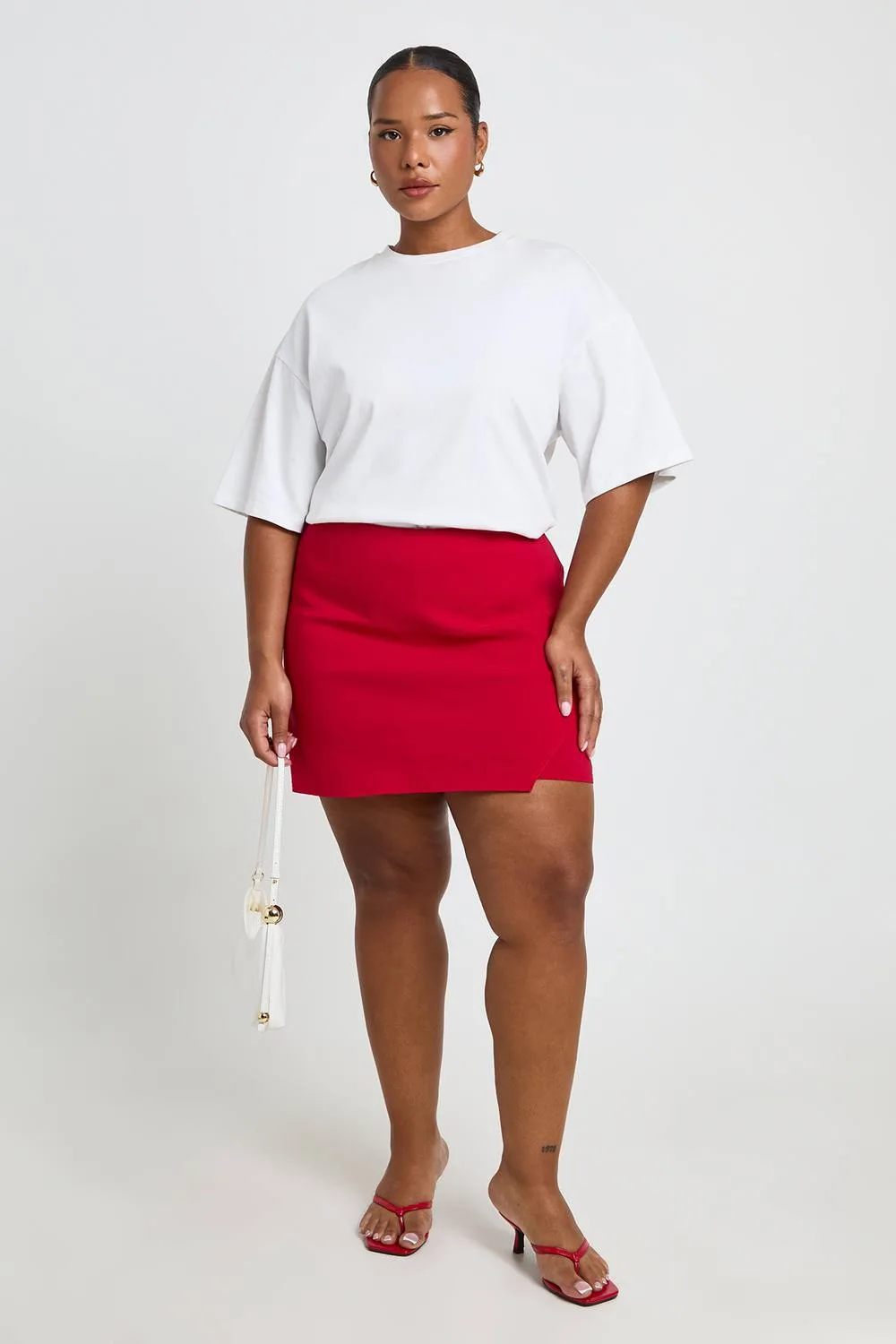 Bengaline Wrap Skort by boohoo