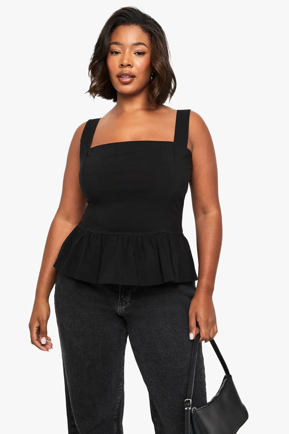 Bengaline Peplum Top by boohoo