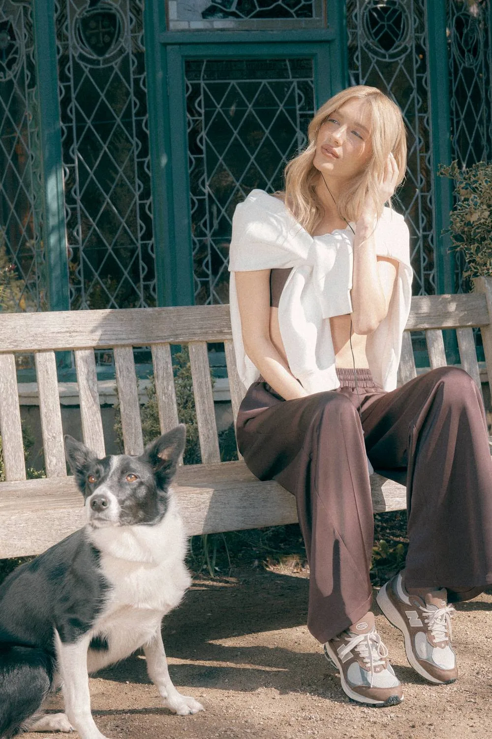 Satin Wide Leg Trouser by DSGN Studio