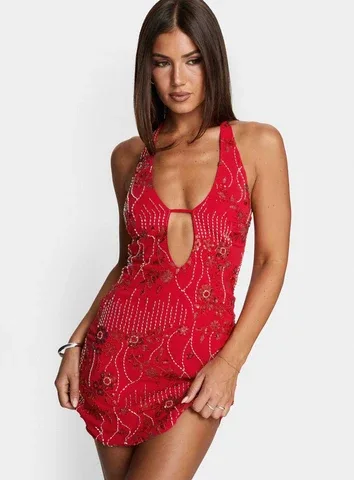 Telenova Halter Mini Dress