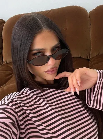 Captivation Oval Sunglasses by Princess Polly