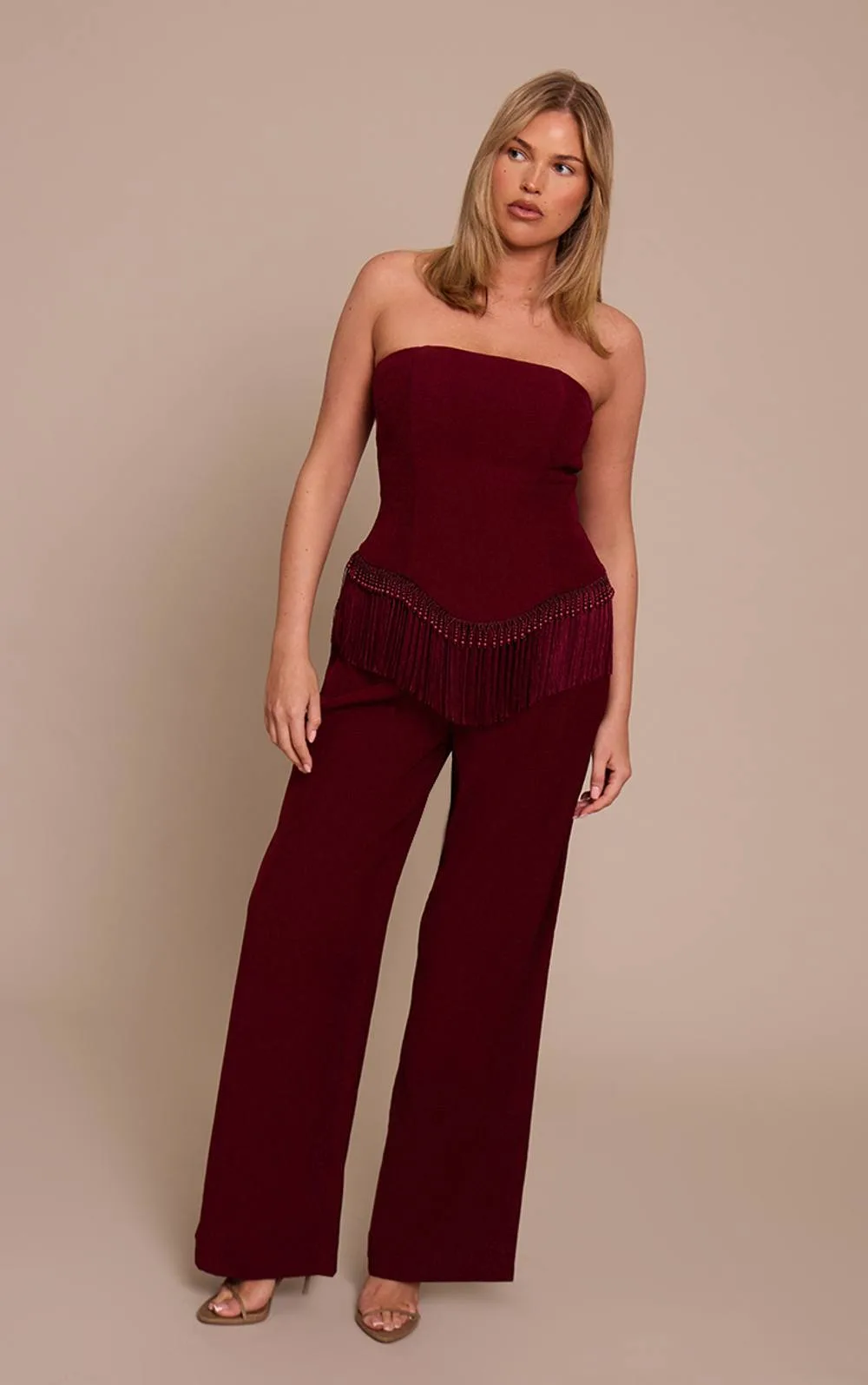 High Waisted Tailored Trousers Co-Ord by PrettyLittleThing