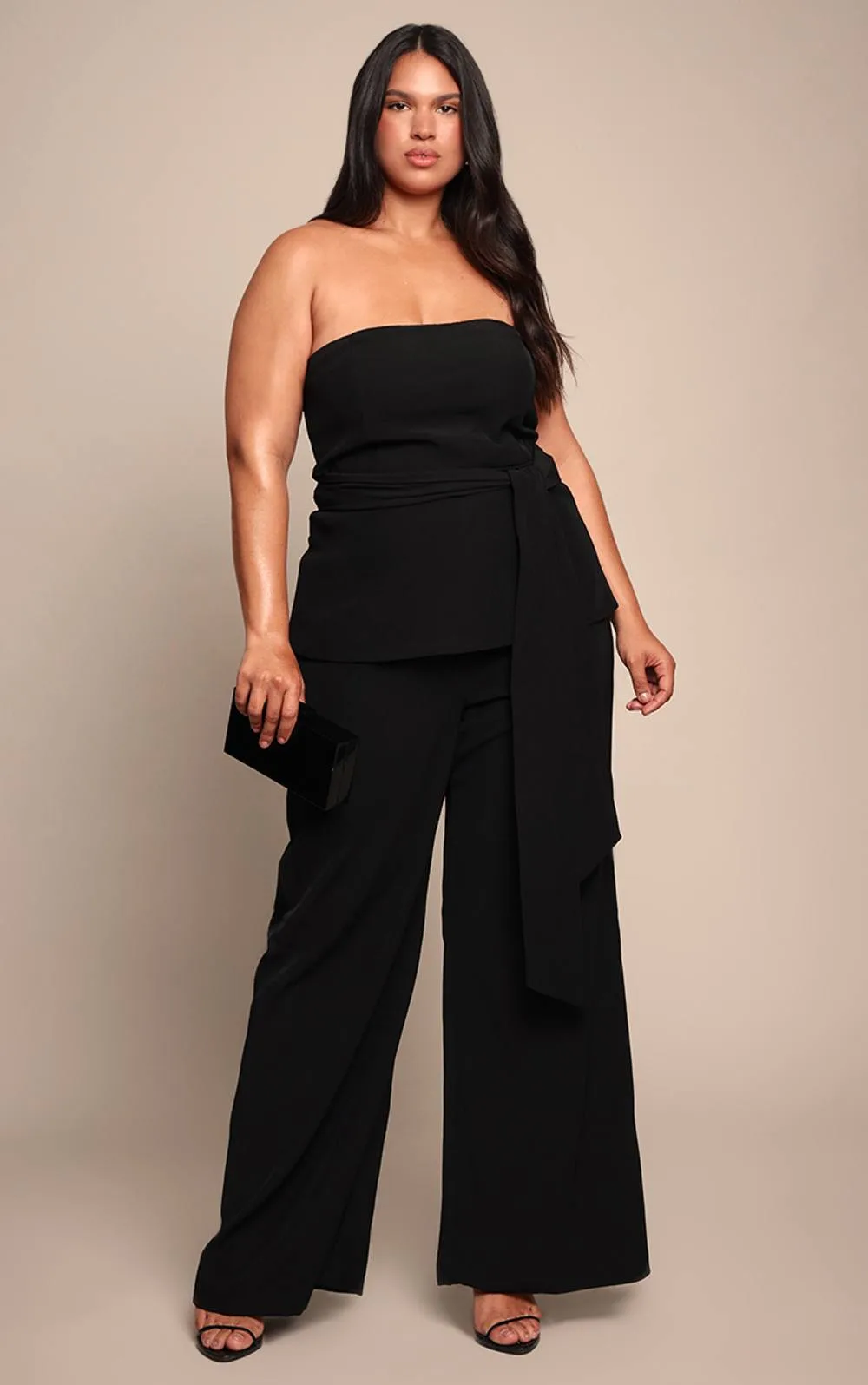 Tailored Woven High Waist Wide Leg Trousers Co-Ord by PrettyLittleThing
