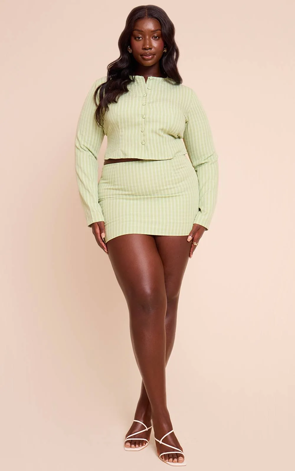 Mini Skirt Co-Ord by PrettyLittleThing