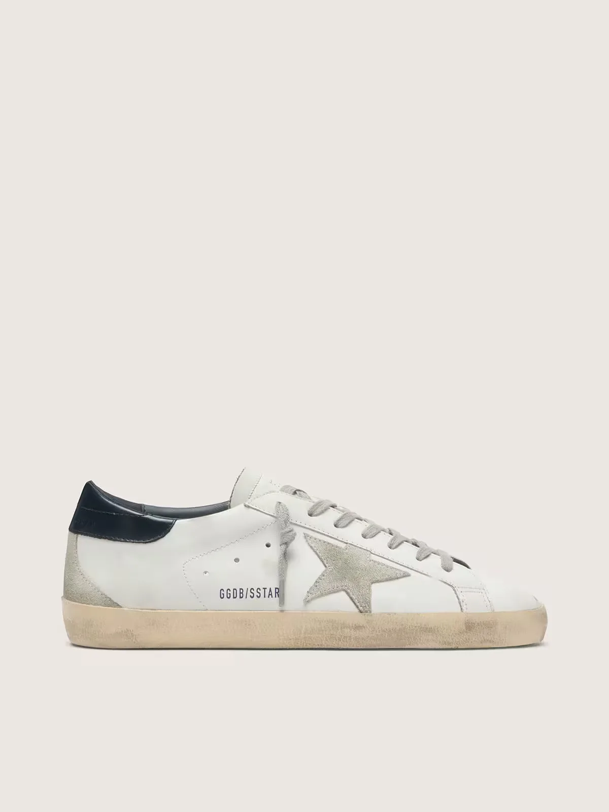 Super-Star with Suede Star and Blue Heel Tab
