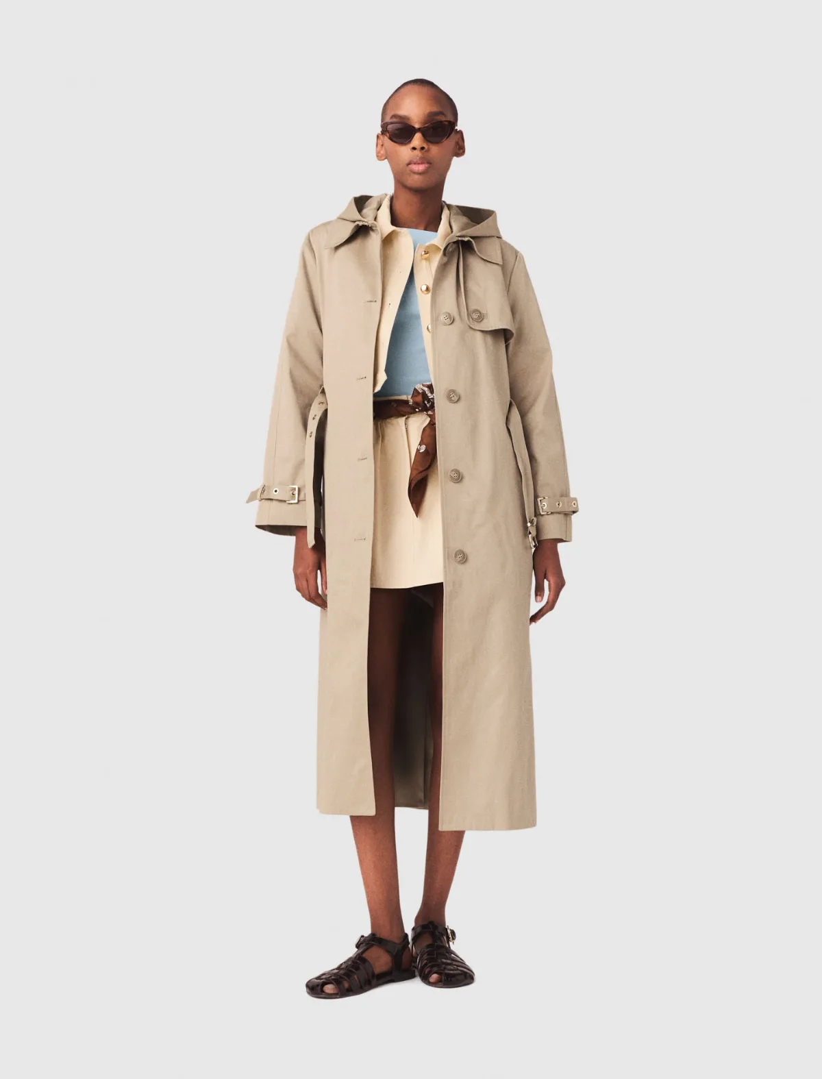 Trench with Removable Hood