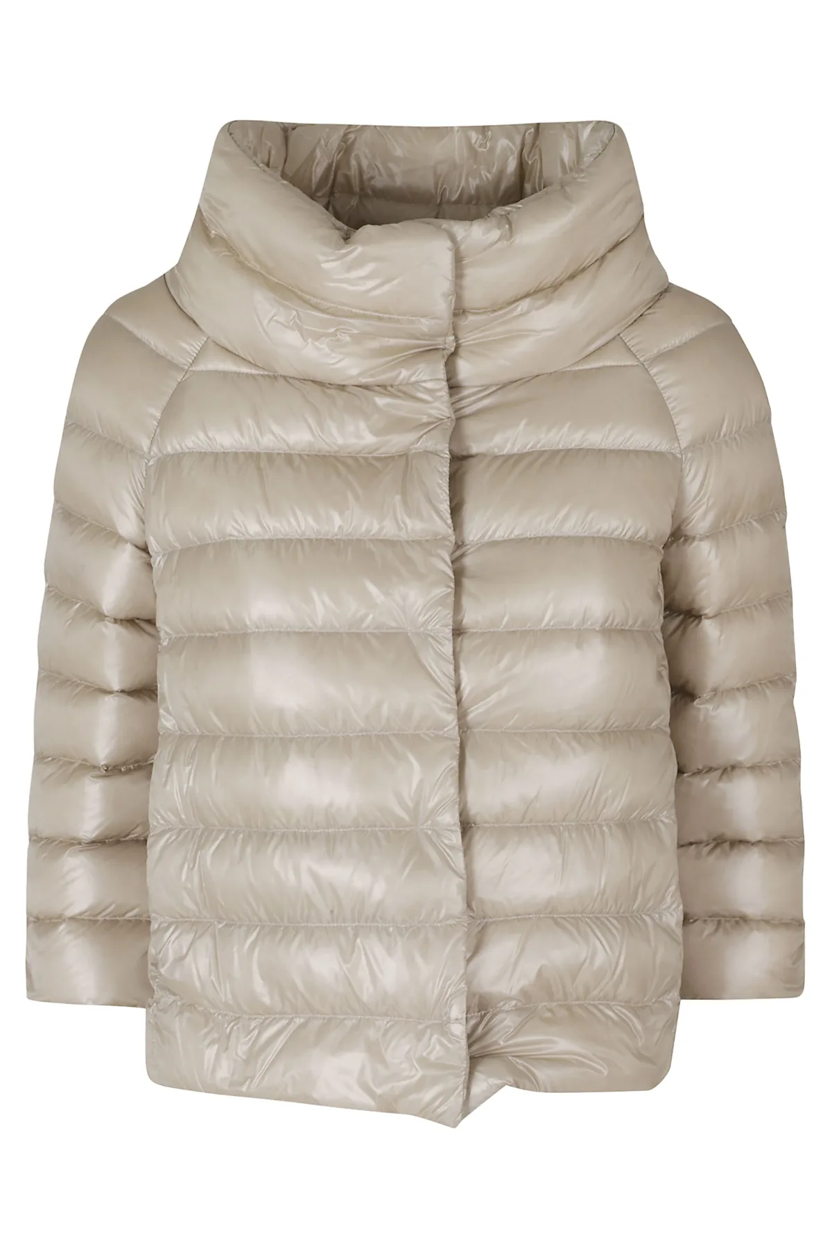 Chantilly Sofia Crater Neck Jewel Sleeves Polyamide Down Jacket