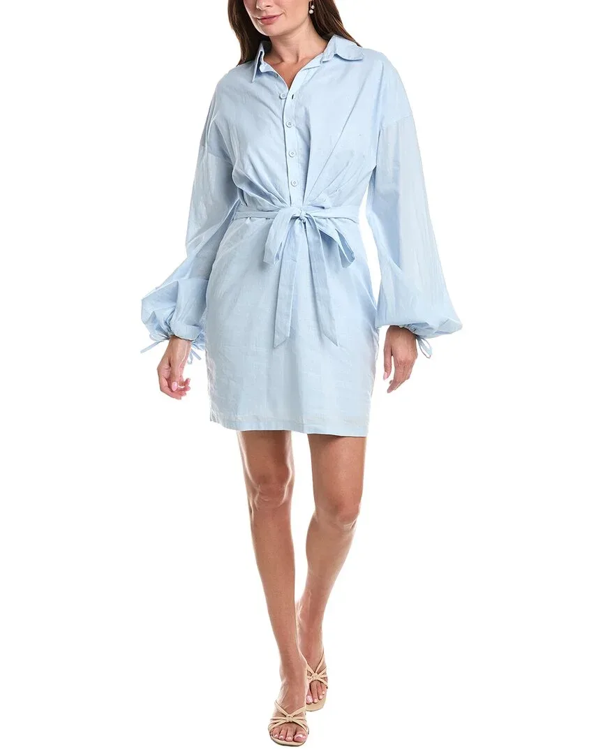 Tie-Front Shirtdress by Rene Ruiz