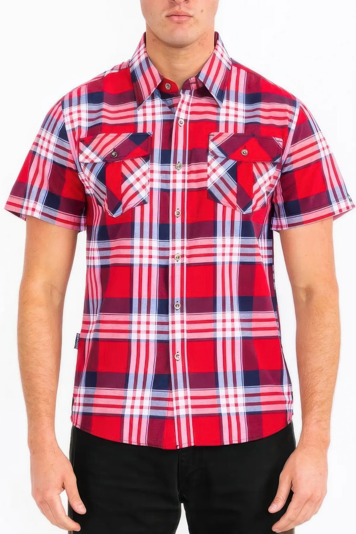 Checkered Two Pocket Shirt by TRUEDAMES
