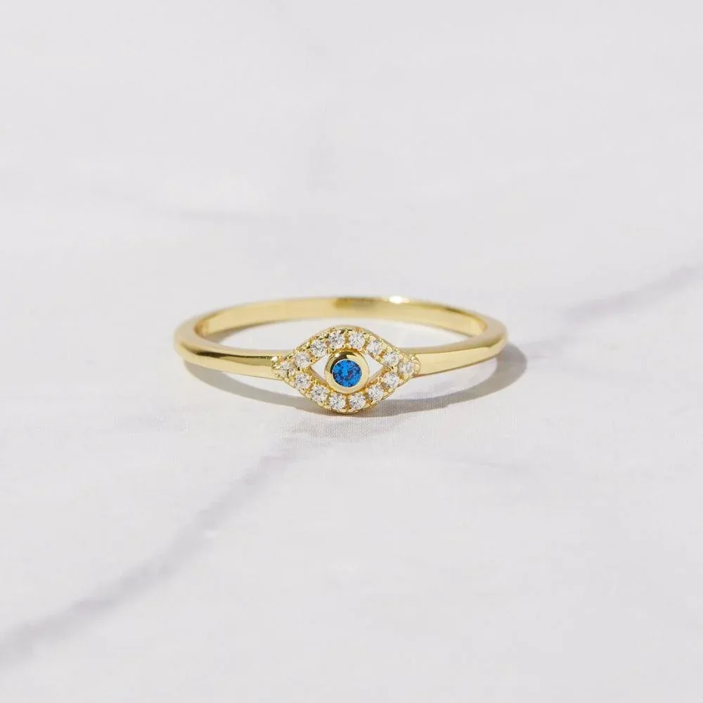 Evil Eye Ring by FASHNZFAB