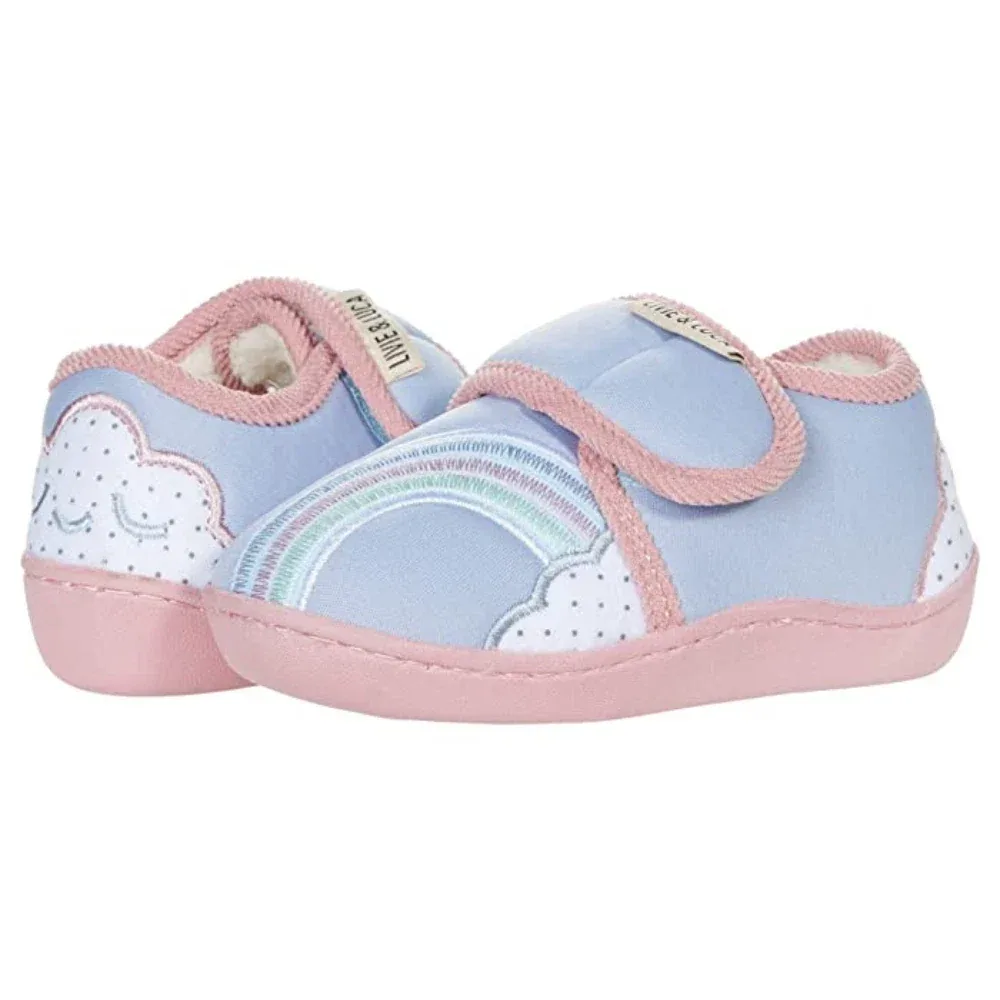 Sky Blue Rainbow Embroidered Adjustable Strap by Livie & Luca