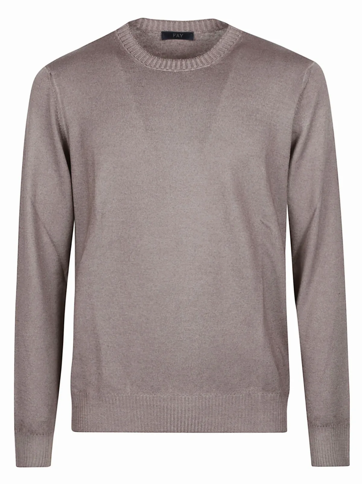 Round Neck Fine Virgin Wool Sweater by FAY