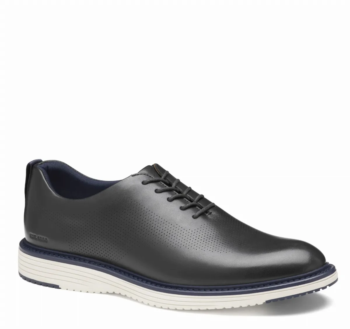 Upton One-Piece Perfed Plain Toe Dress Casual Lace-Up Shoe by Johnston & Murphy