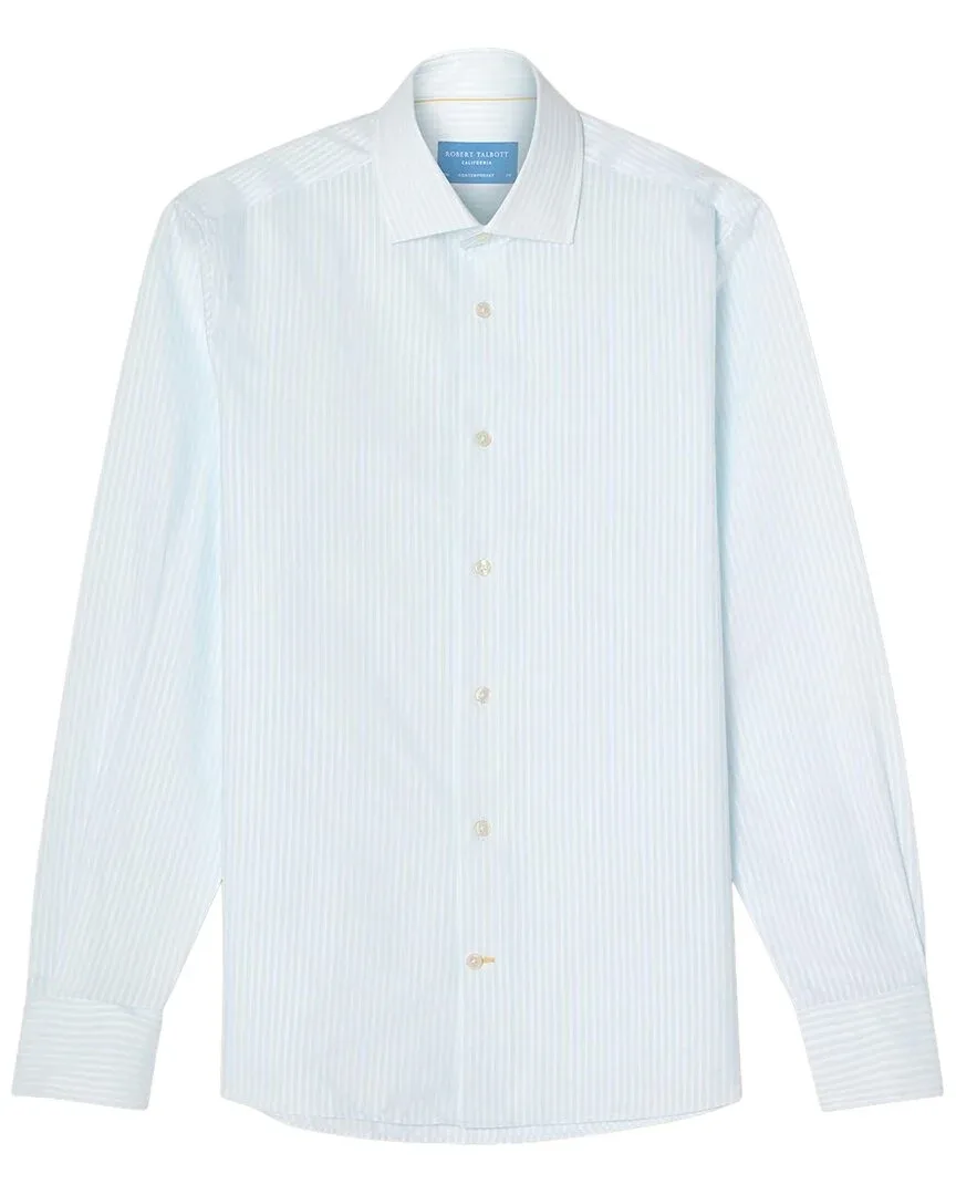 Reynolds Dobby Stripe Shirt by Robert Talbott