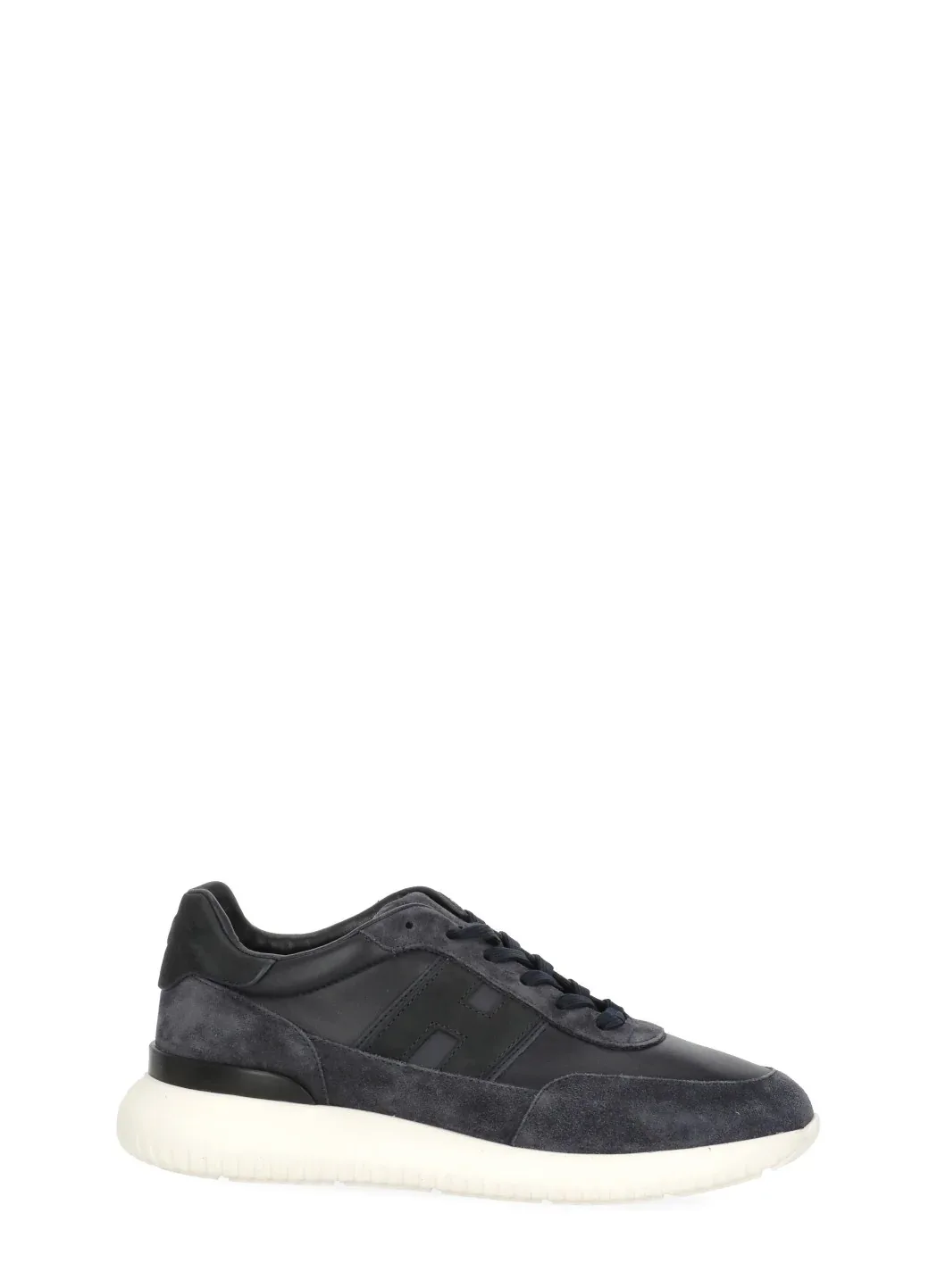 Blue Suede Low-Top Sneakers