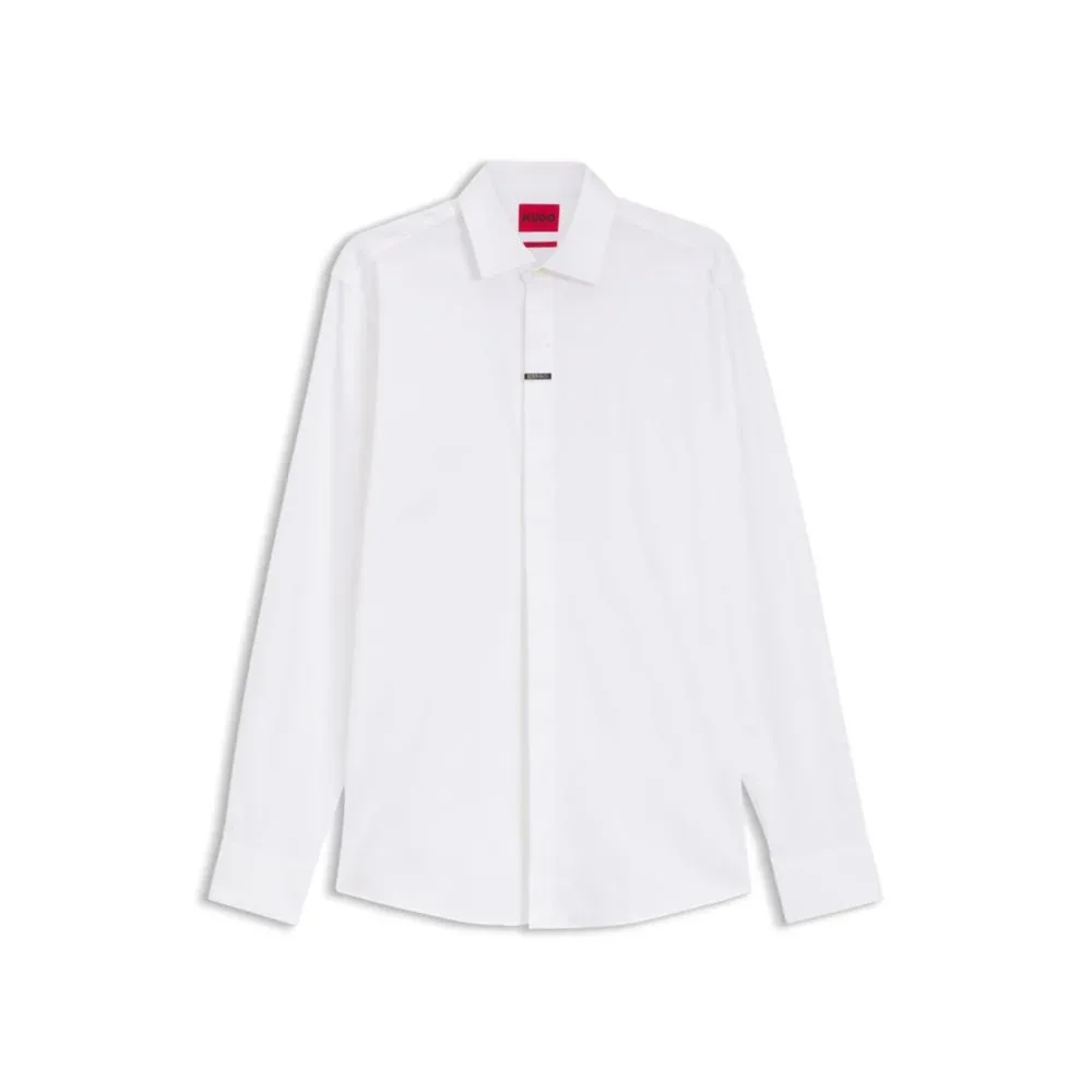 Slim-Fit Business Shirt in Stretch Cotton by HUGO
