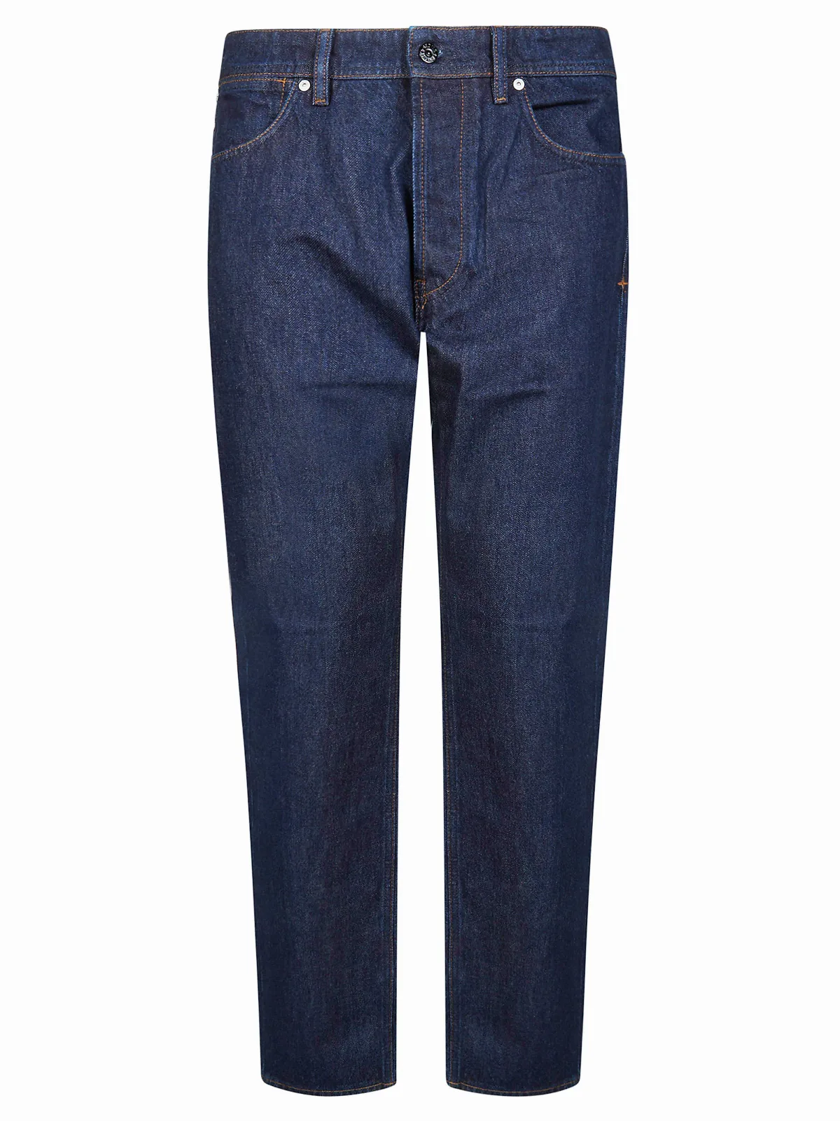 Indigo Denim Rised Finish Trousers by Stone Island