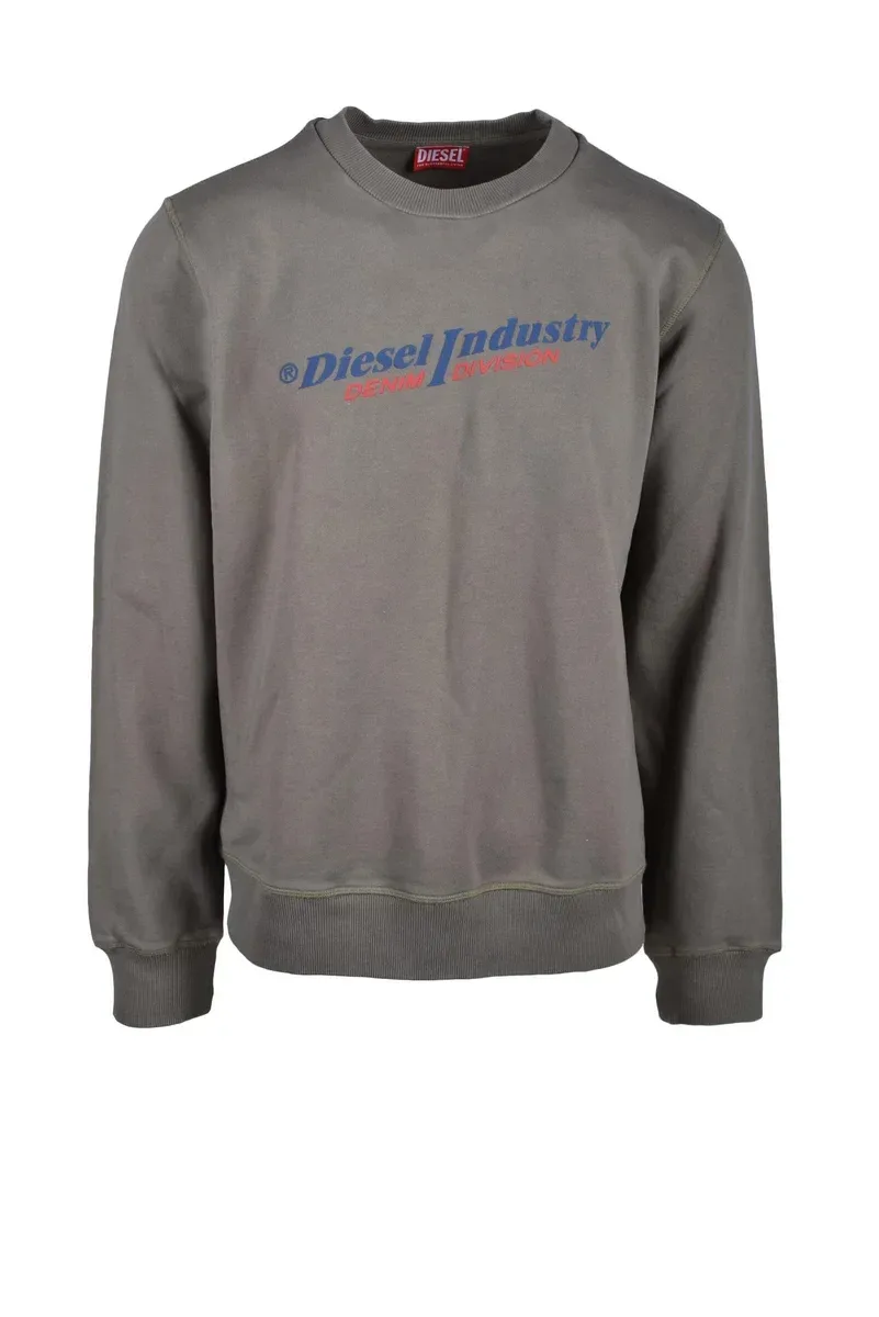 Logo Cotton Sweatshirt by Diesel