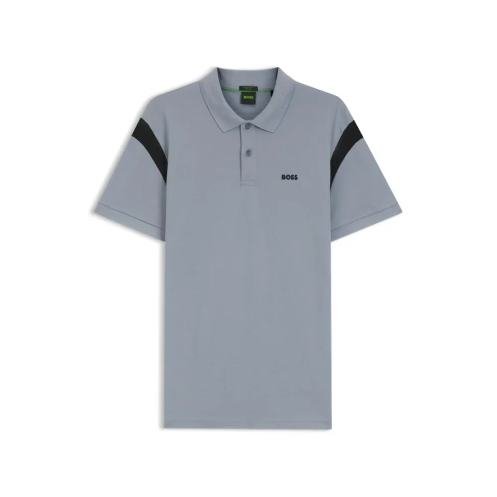 Paddy Polo Shirt in Stretch Cotton by BOSS