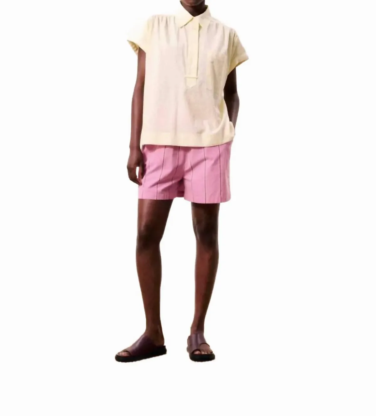 Brizea Classic Collar Top by FRNCH